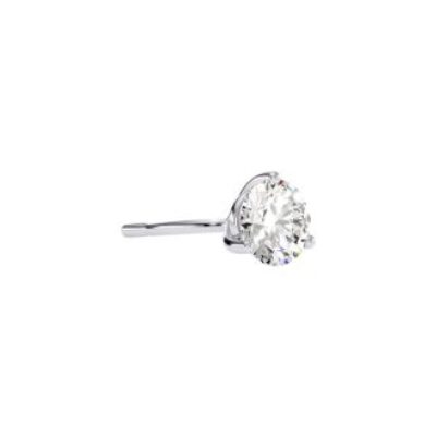 Moissanite Earrings | 1/2 Carat Moissanite Martini Single Stud Earring In 14K White Gold  | Lowest Moissanite Earring Prices | SuperJeweler