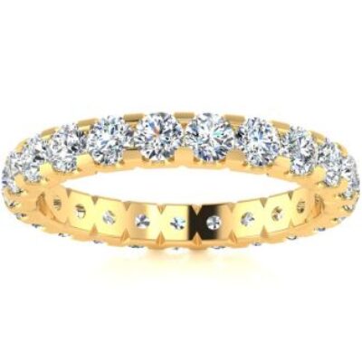 Eternity Ring | 2 Carat Diamond Eternity Ring Size 4