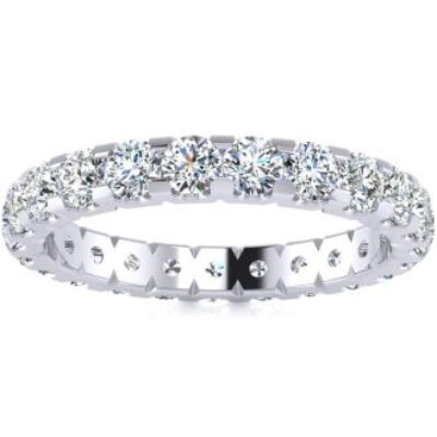 Eternity Ring | 2 Carat Diamond Eternity Ring Size 4