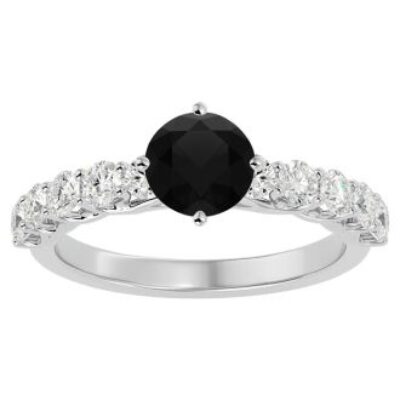 Black Diamond Rings | 1 3/4 Carat Black Diamond Ring