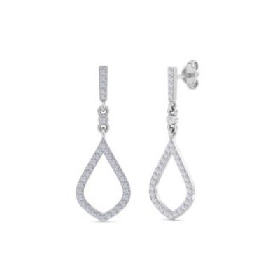 Diamond Drop Earrings | Diamond Chandelier Earrings In Gold