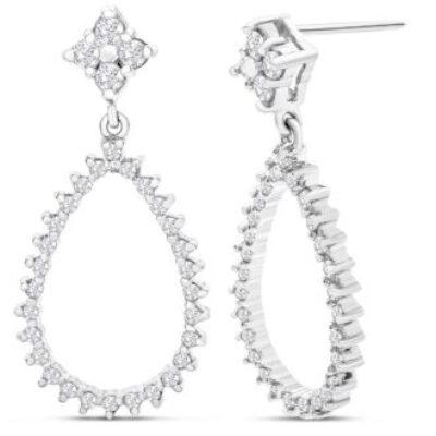 Diamond Drop Earrings | Diamond Drop Earrings In Gold