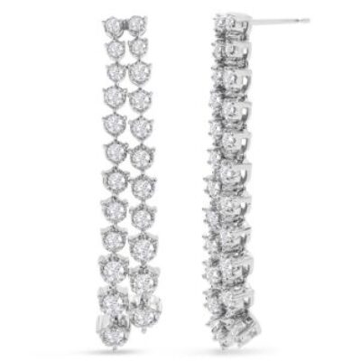 Diamond Drop Earrings | Diamond Drop Earrings In Gold