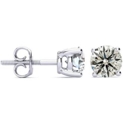 1 1/2ct Diamond Studs in 14k White Gold | SuperJeweler.com