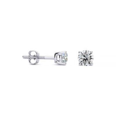 Diamond Stud Earrings | Colorless 1/4 Carat Diamond Stud Earrings | SuperJeweler