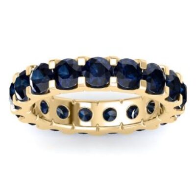 Sapphire Eternity Ring | 4 Carat Sapphire Eternity Ring Size 4.5