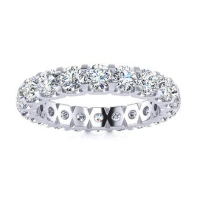 Eternity Ring | 3 Carat Diamond Eternity Ring Size 4