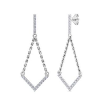 Diamond Drop Earrings | Diamond Chandelier Earrings In Gold