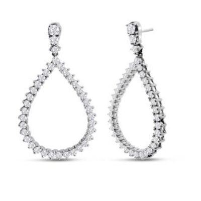 Diamond Drop Earrings | Diamond Drop Earrings In Gold