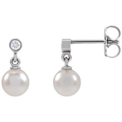 Pearl Drop Earrings | Shop SuperJeweler For A Huge Selection Of Pearl Drop Earrings