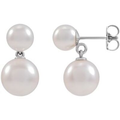 Pearl Drop Earrings | Shop SuperJeweler For A Huge Selection Of Pearl Drop Earrings